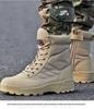 Весенне-осенние ботинки-берцы с высоким голенищем для мужчин и женщин - Уличные, Пустынные, Тактические, Военные, Летний лагерь для пар