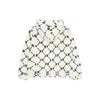 New MLB Old Flower Velvet Jackets Unisex Cream 3AFDM0226-50CRS