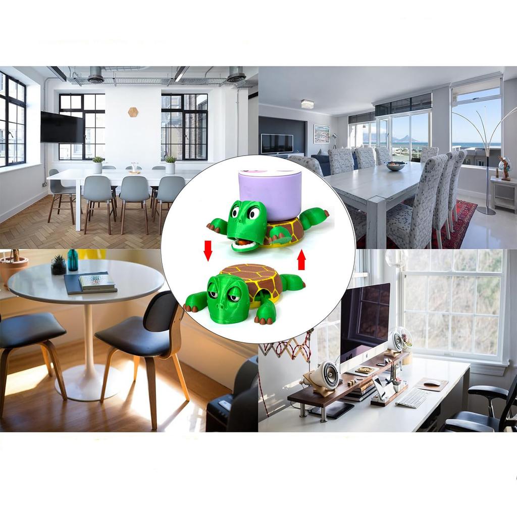 1 шт. забавная подставка под чашку в виде черепахи, 3D-печатная подставка под чашку в виде панической черепахи, подставка для кружки для чая, кофе, напитков, домашний декор, аксессуары