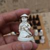 Lifelike Antique Chess Chess Pieces Trumpet Qing Bing Chess Figure  Children Girls Boys