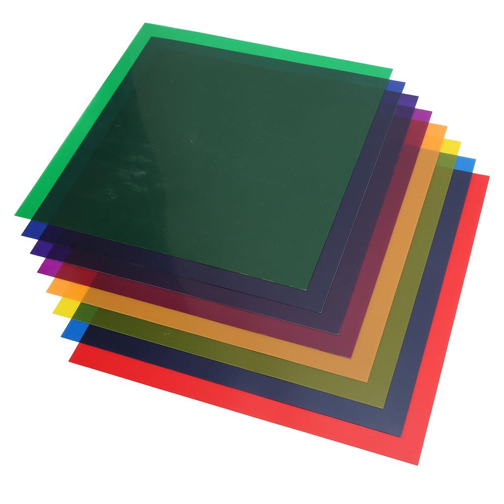 Цветной фильтр, высокопрозрачный универсальный фильтр для коррекции цвета, гелевый фильтр для светодиодного стробоскопа