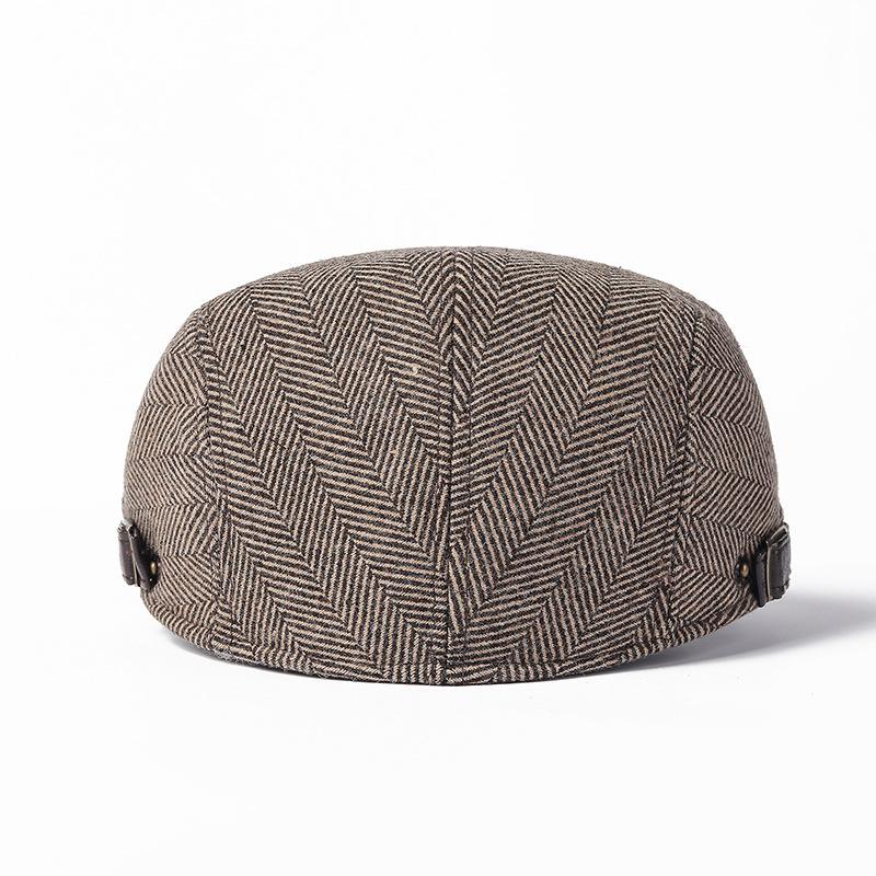 Берет, фуражка для среднего и пожилого возраста, кепки газетчика для мужчин, осенне-зимняя толстая прогрессивная кепка, кепка для старика, шляпа плюща для водителя