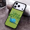 Stay Calm Snail Cute Phone Case For iPhone 17,16e,15,14,13,12,11,Mini,Pro,MAX soft Silicone Cover