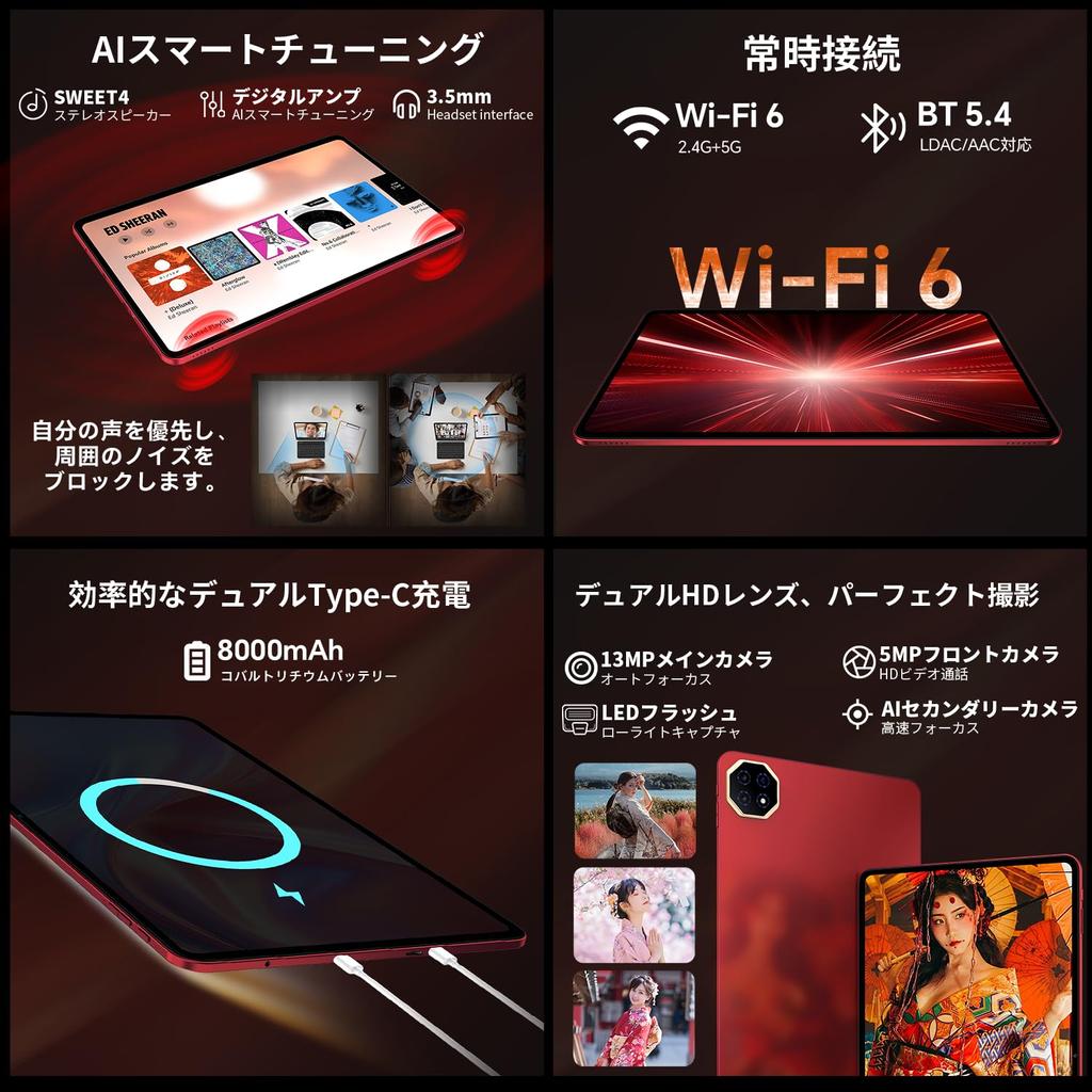 15 Планшет 12 дюймов 2K TECLAST T60AI Разрешение планшета Функция AI Планшет A733 Процессор 8 ядер Модель планшета 90 Гц Высокая частота обновления Расширение планшета Android