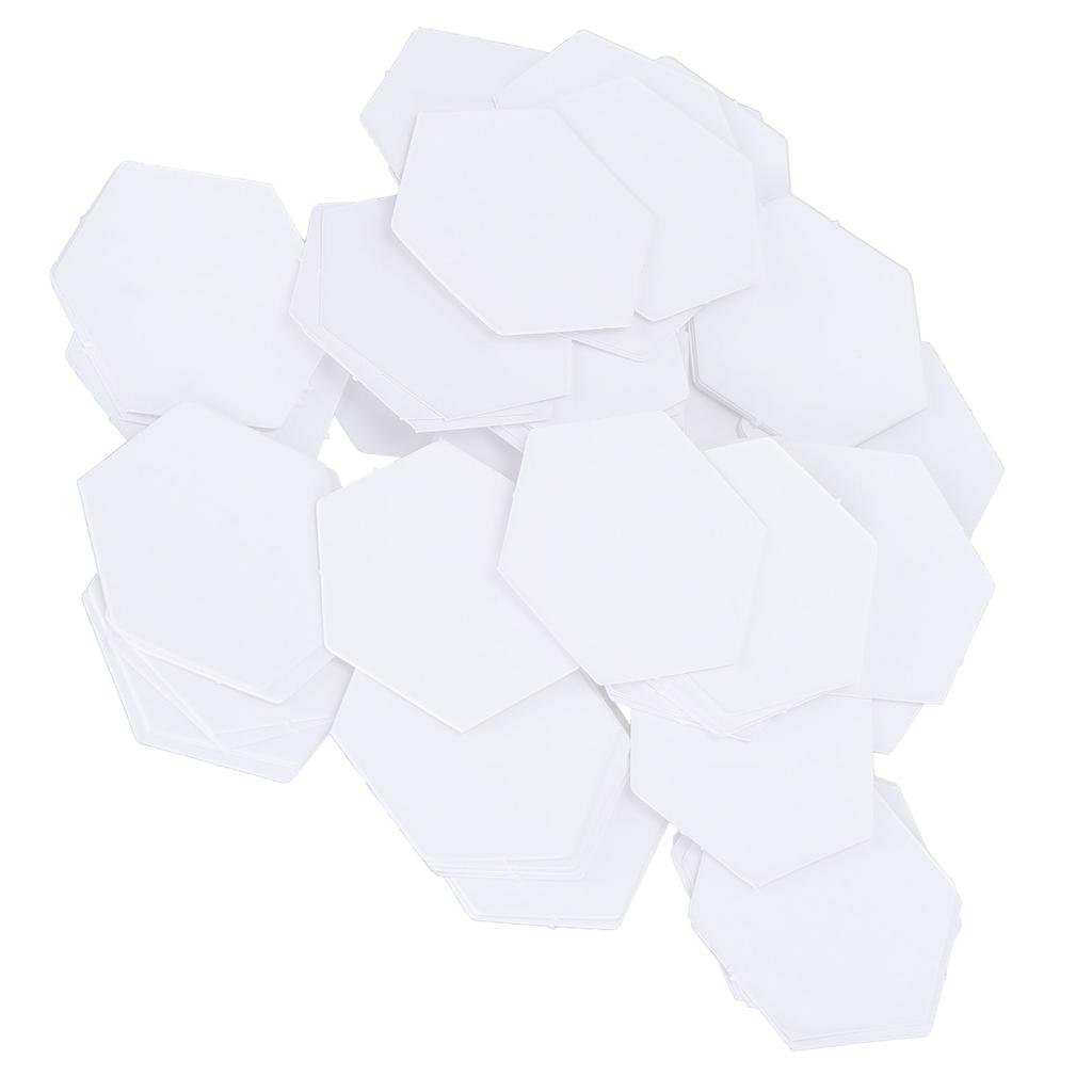 100Pcs PatchWork Template Hex Paper Modelboard Quilting Sewing Craft DIY Stitching Tool(16mm Hex )
