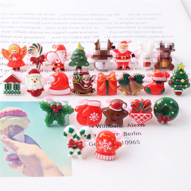 10 шт. мультяшное детское кольцо из смолы, милое цветочное кольцо, матовое кольцо, подарок