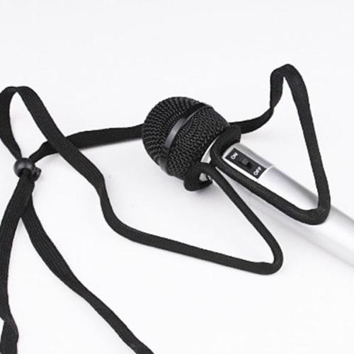 Free Your Hands! (HIROMARUjp) Neck Microphone Stand Strap Microphone Holder for Magic Tricks