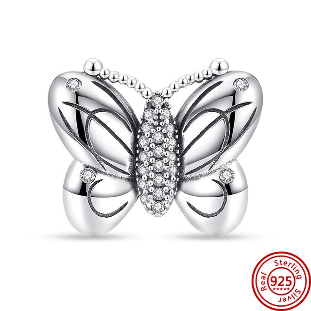 Новые туфли из серебра 925 пробы с сердечком на высоком каблуке с изображением животных, бусины, подходят для браслета-подвески, женские модные ювелирные изделия, изготовление