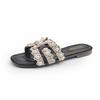 Женские сандалии Bay Stone Flat Sandals, шлепанцы, летние пляжные шлепанцы