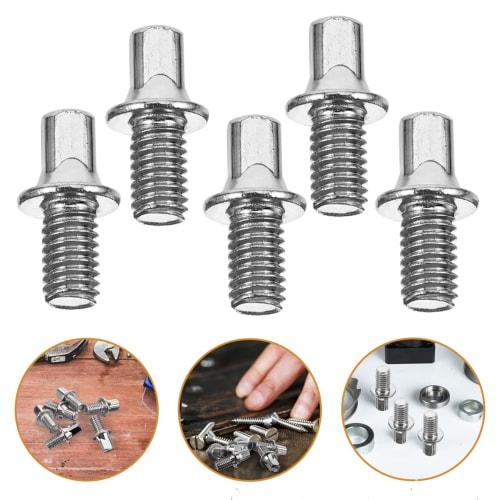 TOPPERFUN Drum Pedal Screws, Drum Thread Joints, Drum Pedal Screws, Square Nuts, Drum Pedal Shaft Bolts, Musical Instrument Drum Replacement Screws, D