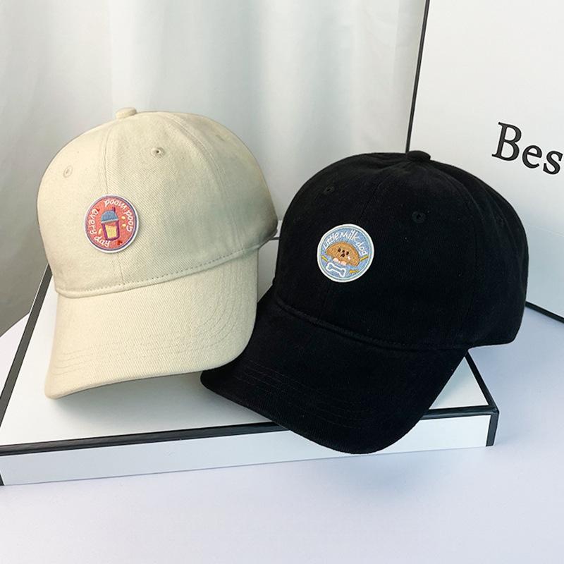 Spring And Summer Cartoon Embroidery Polished Cap Children'S Trendy Brand Versatile Face Baseball Cap