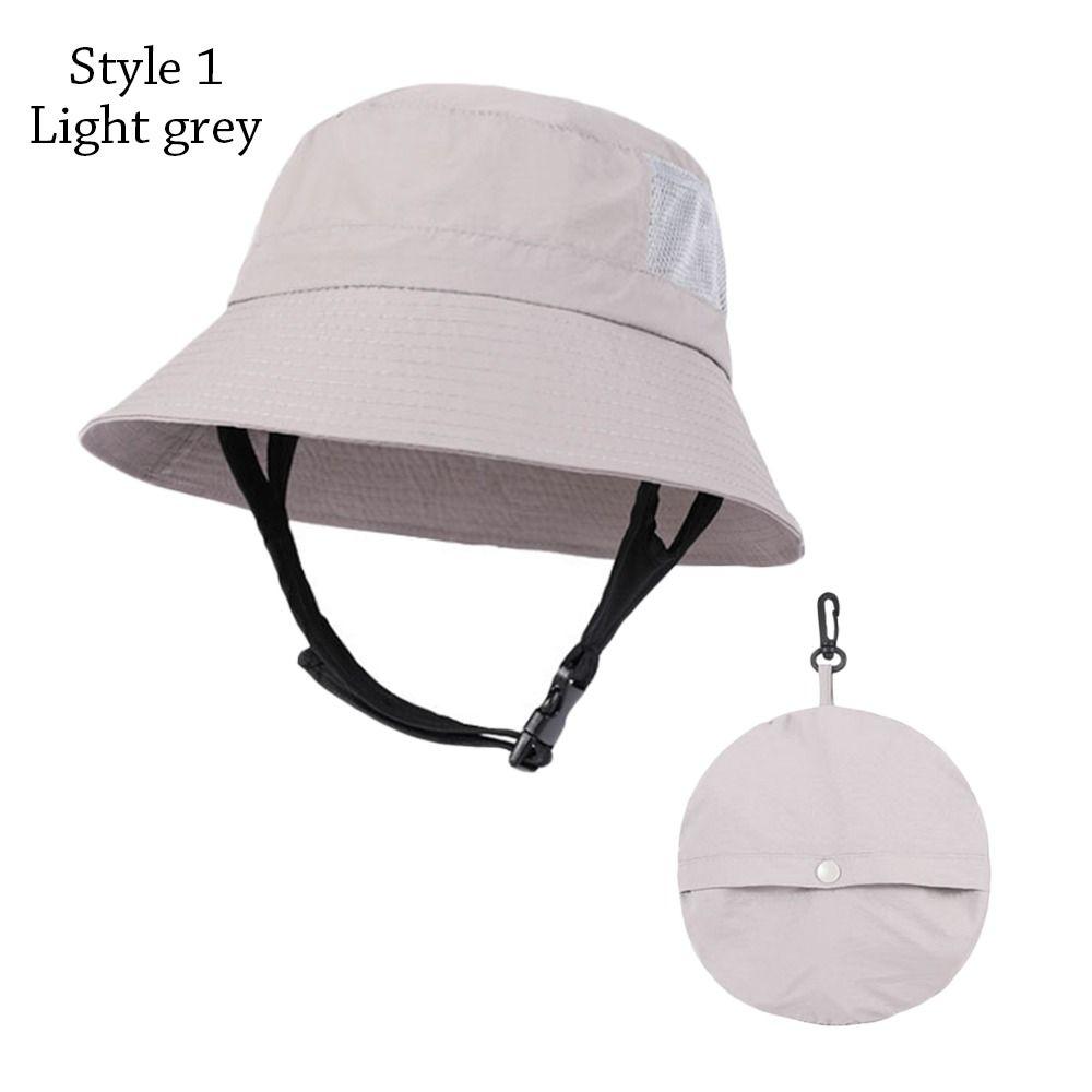 Summer Waterproof Bucket Hat Quick-drying Portable Sun Hat Sun Protection Anti-UV Fishing Cap Mountaineering