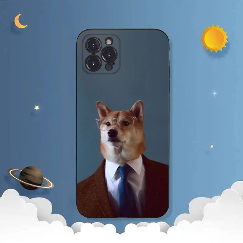 Мужской чехол для телефона с собакой для iPhone Samsung Galaxy Redmi Xiaomi Oppo OnePlus Note SA 7 8 9 10 11 12 13 14 20 21 22 23 53 54 Pro Max Ultra TPU Soft