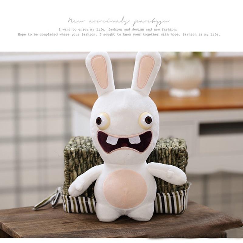 25 см Rayman Raving Rabbids Crazy Rabbit Хуан Бо плюшевая игрушка мягкая подушка
