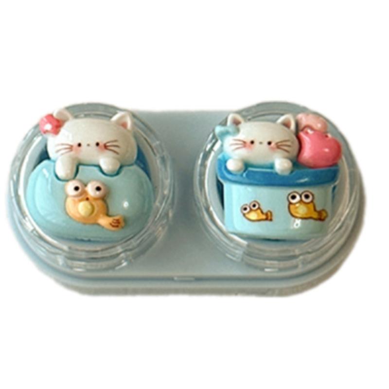 Contact Lenses Case Eye Contact Remover Plunger Suction Cup Travel Storage