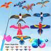 35cm Large Eagle Kites DIY Toy Flying Bird Kites New Plastic Eagle Kite Garden Outdoor Sports
