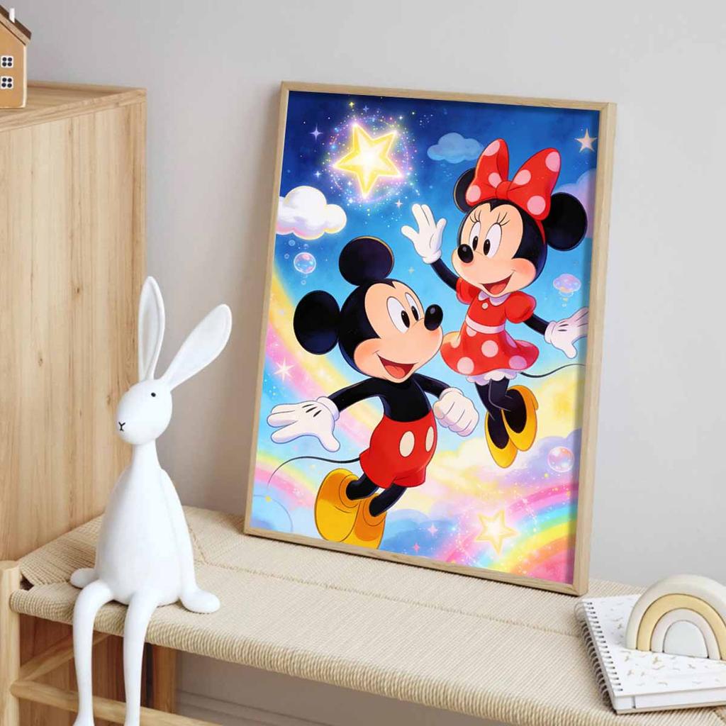 disney diamond painting mickey minnie magic handmade diy home decoration gifts