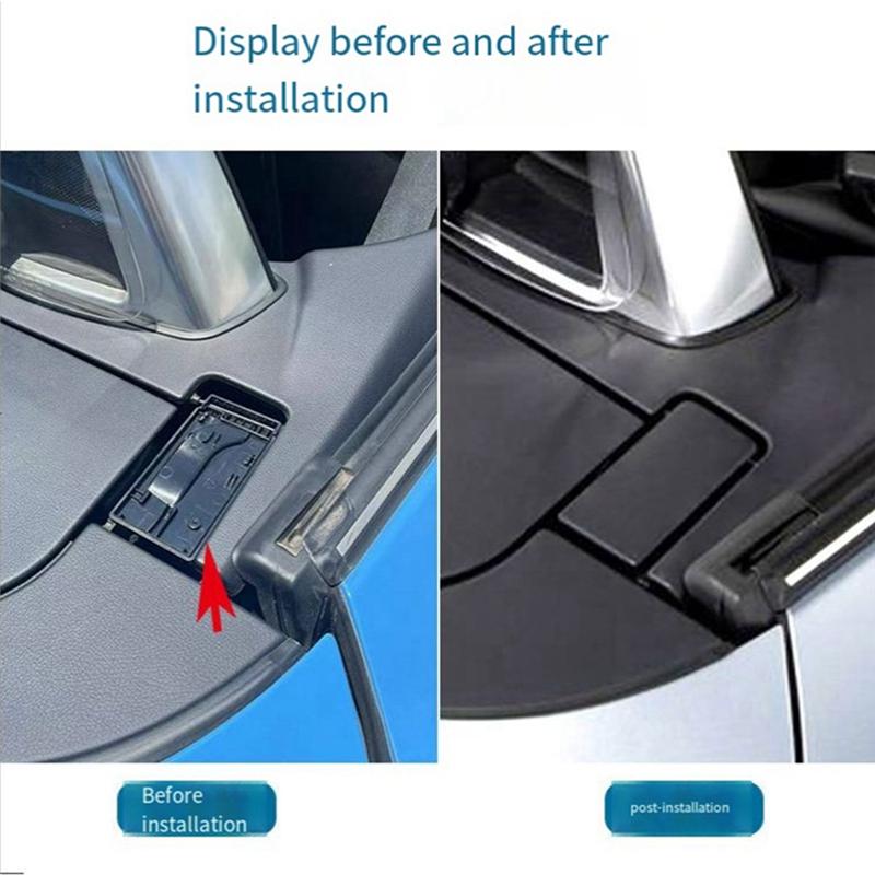 Car Convertible Left Rear Platform Cover For Mercedes Benz W172 SLK Rear Platform Hinge Cover A1726903800 1726906800 Parts-FSM