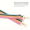 1pc Vibrant Stripes Wide Adjustable Shoulder Strap - Multifunctional Commute Accessory - Replacement Handbag Strap for Backpack, Bags