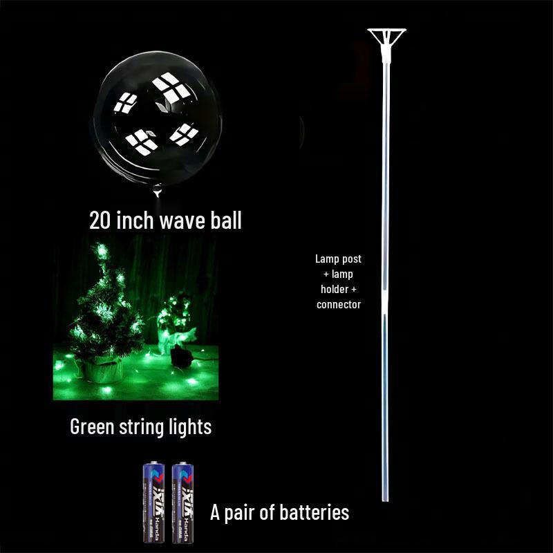 Светящийся шар Бобо - Прозрачный светодиодный светящийся шар для детских игрушек и свадебных украшений