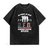 Mens On Fridays We Were Red Remember Everyone Deployed T Shirt Black 2X Large vintage Washed streetwear Casual Soft homme