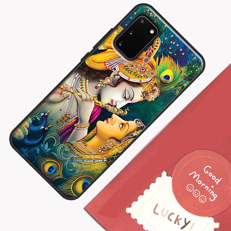 Indian God Lord Krishna Phone Case For Samsung Galaxy S23 S26 Ultra S20 S21 S22 S24 S25 Plus S10 S25 FE Cover Shell
