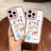 Чехлы для мобильных телефонов iPhone 11 13 XR 15 Pro Max 12 14 Pro Max чехол для iPhone 16 7 Plus 8 Plus XS Max Мультяшный узор Защита от падений Ударопрочный