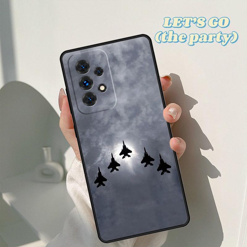 Чехол для телефона с изображением реактивного самолета Для Samsung Galaxy A42 A31 A40 A51 A71 A32 A80 A91 A52 A72 A73 A20e A21S A50 A70 A11 A12