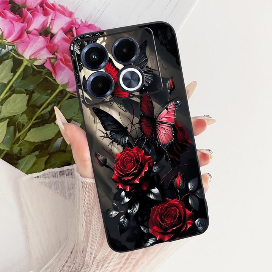 Чехол для Infinix Note 40 4G 5G X6852 X6853 Модный Мультяшный Мягкий Чехол Для Infinix Note 40 Pro Note40 Pro+ X6851 X6850 Чехол для Телефона