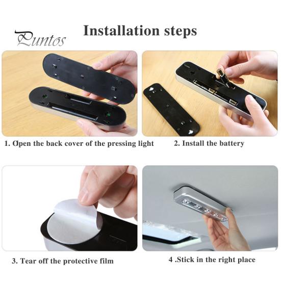 Длинный светодиодный светильник, суперяркий, простая установка, сенсорное управление, питание от батареек, светодиодный светильник для шкафа с клейкой подложкой