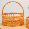 2 стиля поднос для фруктов органайзер для мелочей портативный контейнер для хранения новая плетеная вручную корзина для хранения хлеба