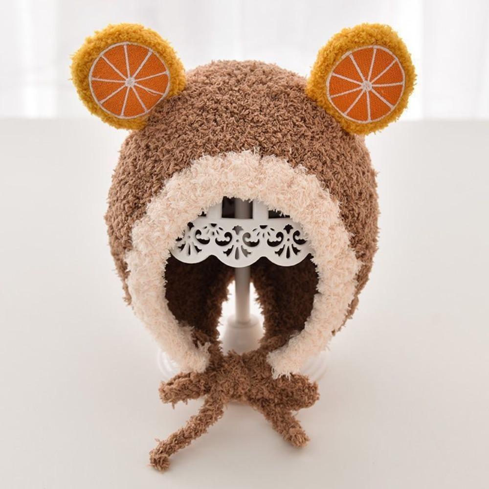 Warm Ear Protection Cap Fruit Ear Baby Hat Cute Sunscreen Hat Children