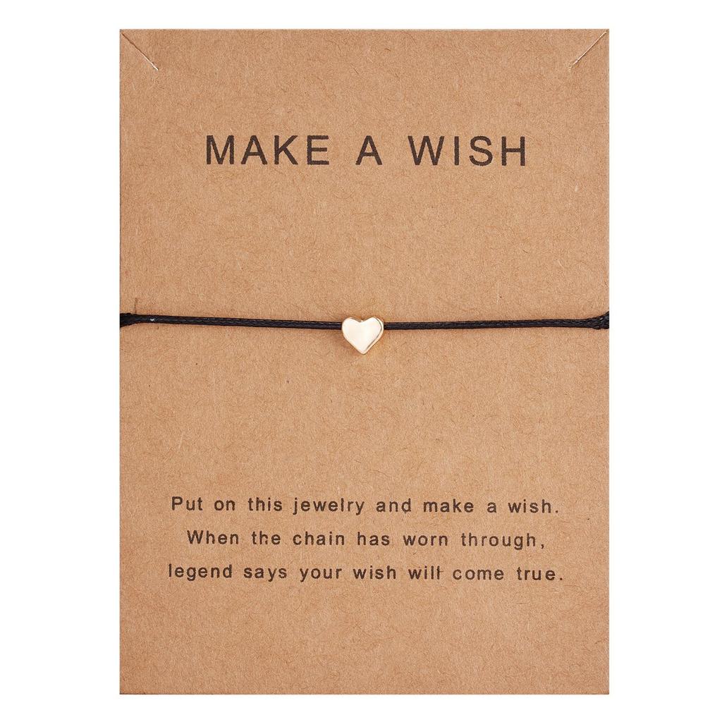 Регулируемый плетеный браслет с подвеской Love Charm - ювелирные изделия в европейском и американском стиле