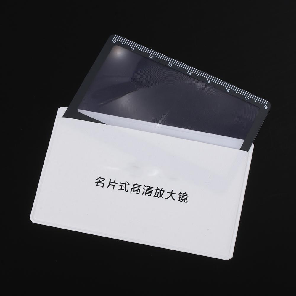 Scale Convinient Magnifier Sheet Outdoor Focused Ignition Book Page Magnification X3 Magnifying