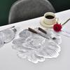 Floral Placemat Table Mat PVC High Temperature Resistant Non-Slip Coaster Placemat for Dining Table Wear-Resistant Table Protection Mat
