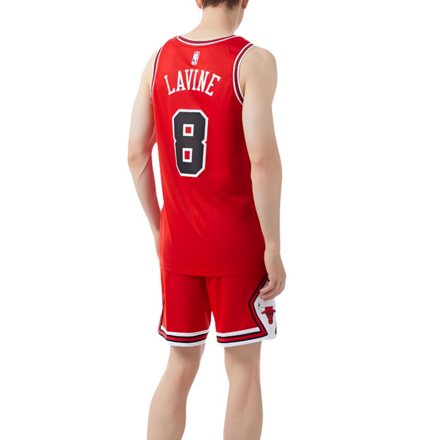 Nike Basketball Jersey Player Edition, Chicago Bulls, Away, Zach LaVine, Size 8 Unisex Red AV2627-657