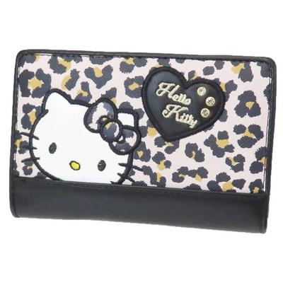 Sanrio Hello Kitty Двухскладной кошелек с нашивкой [Sun Art]