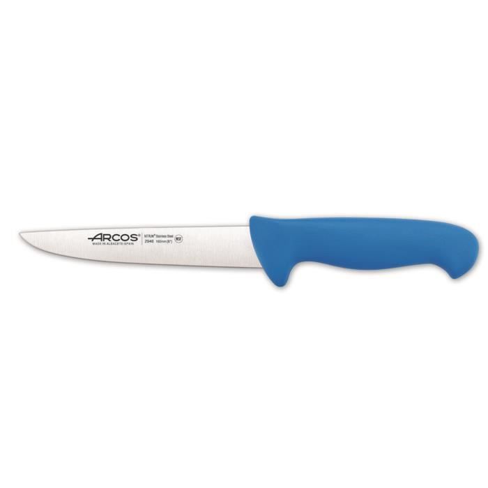 Couteau de boucherie - ARCOS - Prof 294623 - Acier inoxydable NITRUM - Lame 16 cm - Ergonomique