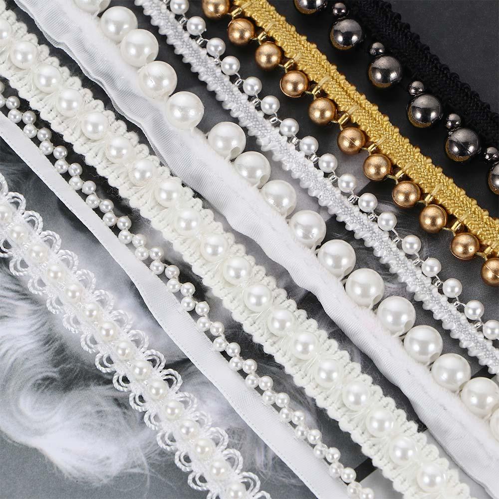 Decor DIY Bridal Applique Headdress Sewing Accessories Garment Materials Ribbon Tape Lace Trim