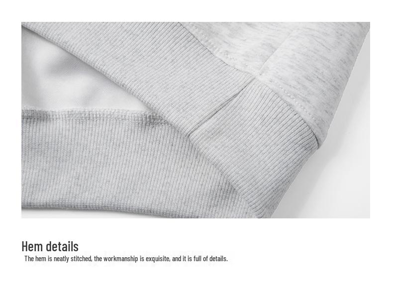 2025 Autumn Solid Color Loose Hoodie for Couples