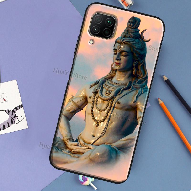 Lord Shiva Hindu God Buddha India Case For Huawei P60 P40 P20 P30 Pro Nova 5T 9 P Smart Honor X8 X9a 50 70 Magic 5 Lite Cover