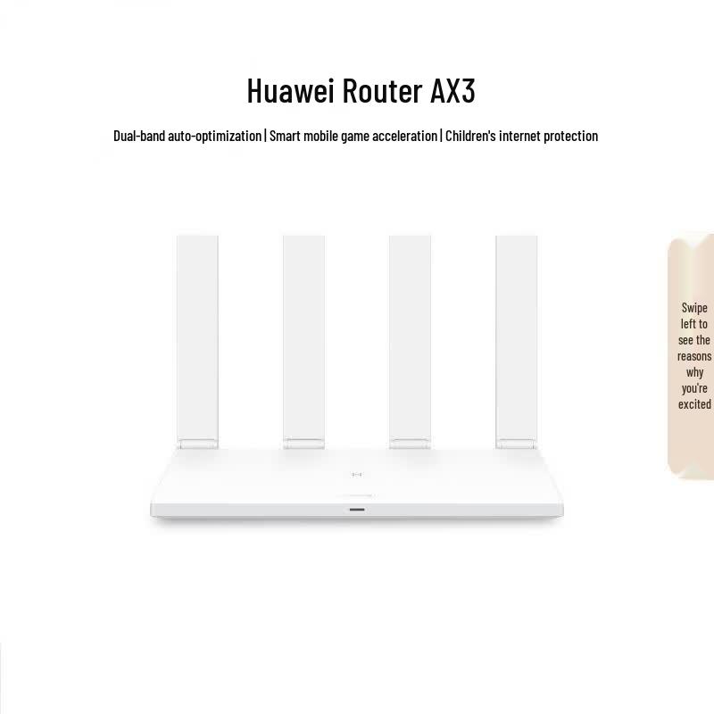 Huawei AX3 Wi-Fi 6 AX3000 Gigabit Router (CN version)