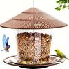 1pc Outdoor Garden Courtyard Hanging Bird Feeder, Garden Automatic Hummingbird Feeder Wild Bird Feeder