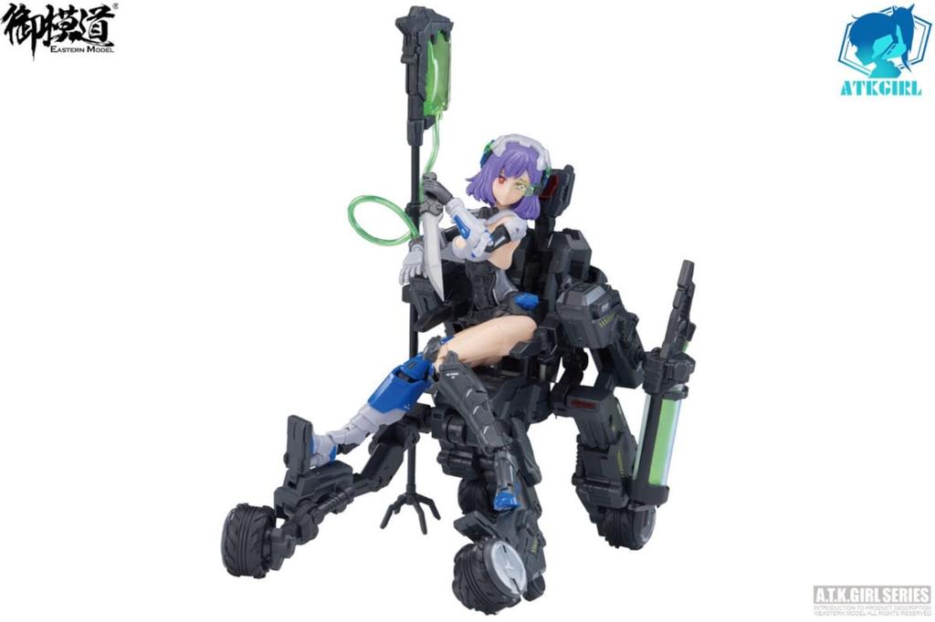 Doyusha Eastern Model ATK Girl Frankenstein 1/12 Scale Pre-Colored Plastic Model Kit, Approximately 15.5cm Tall