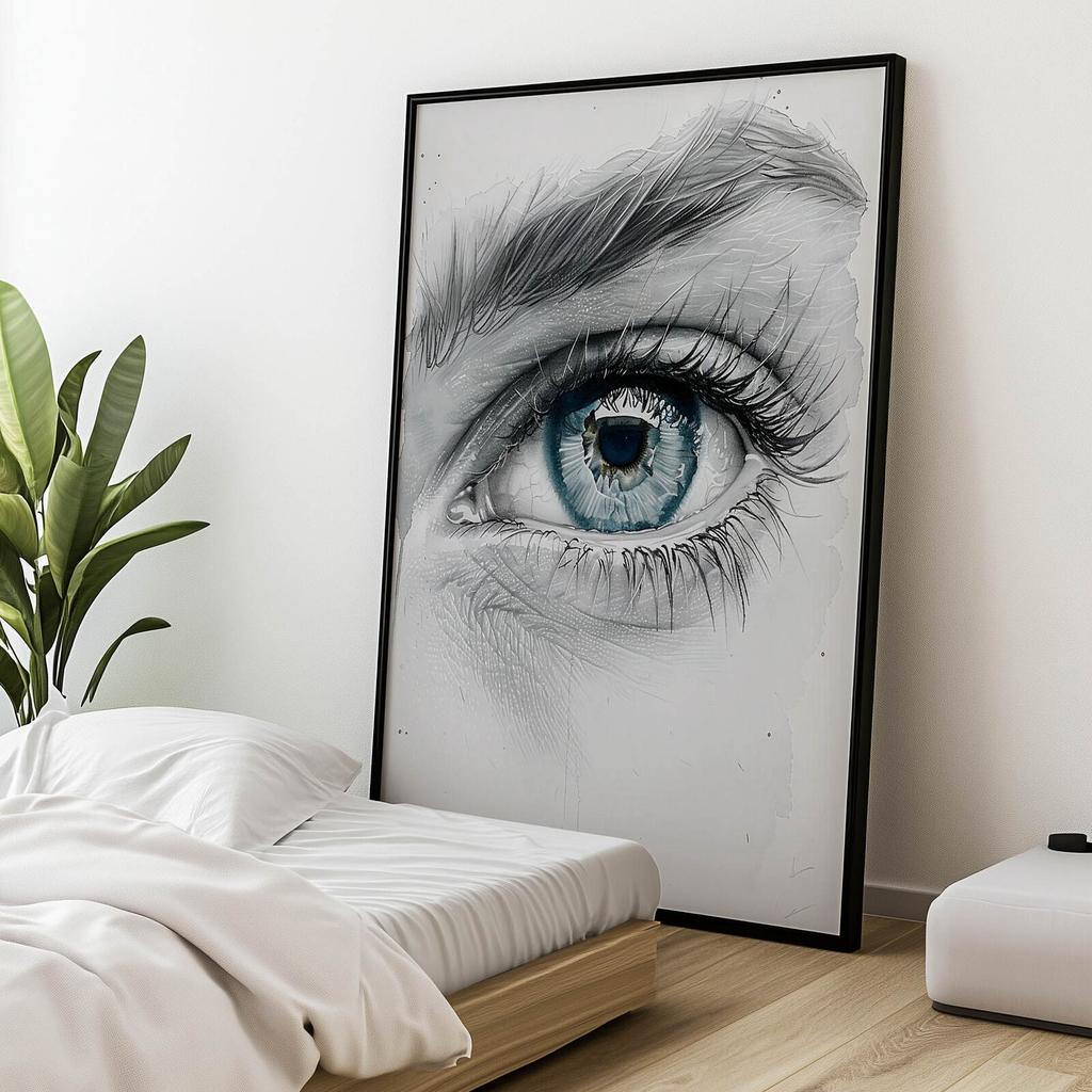 Captivating Look Captivating Look, 50X70 Cm, Black Aluminum Frame, 230 Gsm Matte Paper