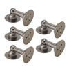 5Pcs Magnetic Door Stop Stainless Steel Easy Installation Strong Magnet Door Stopper for Office Bedroom Cabinet Hotel