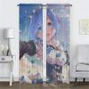 Re-zero Современные Шторы Для Гостиной 2 Части Разделительная Штора Затемнение Шторы Украшения Хэллоуин Шторы Для Спальни Оттенки Кухня