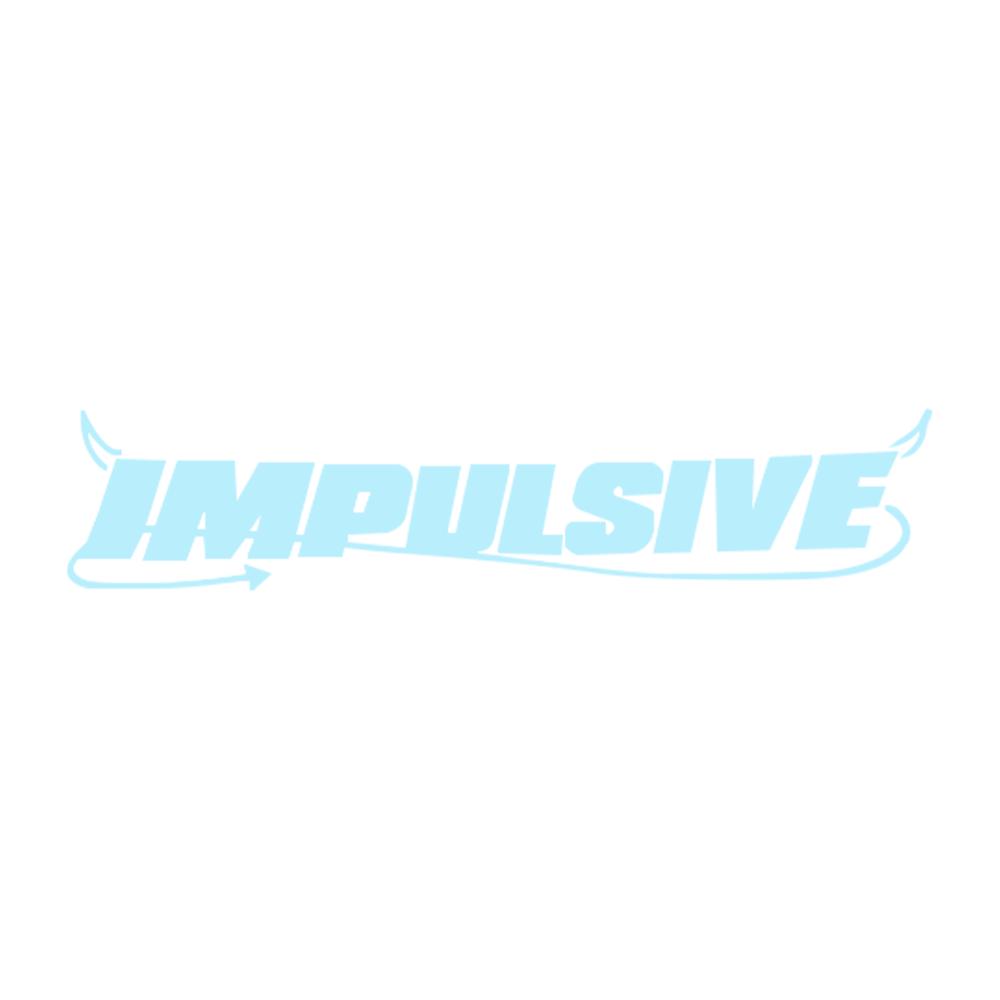 Impulsive Text JDM Decal Holographic Die Cut Vinyl PVC Windshield Sticker Waterproof Auto Rear Window Stickers Decor Accessories