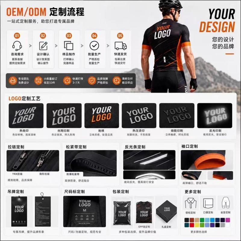 HUUB Short Sleeve Cycling Jersey Set Breathable Quick-Dry Performance Wear Men Women Ride