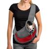 Pet Sling Carrier for Small Dogs & Cats – Hands-Free Puppy Carrier with Safety Hook, Large Zipper Pocket, Soft Breathable Mesh